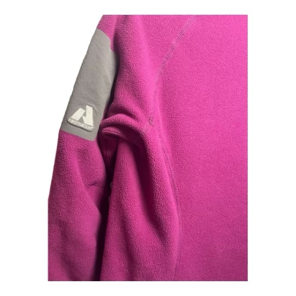 Eddie Bauer Polartec Fleece Jacket First Ascent Womens Medium Full Zip Purple - Picture 5 of 5